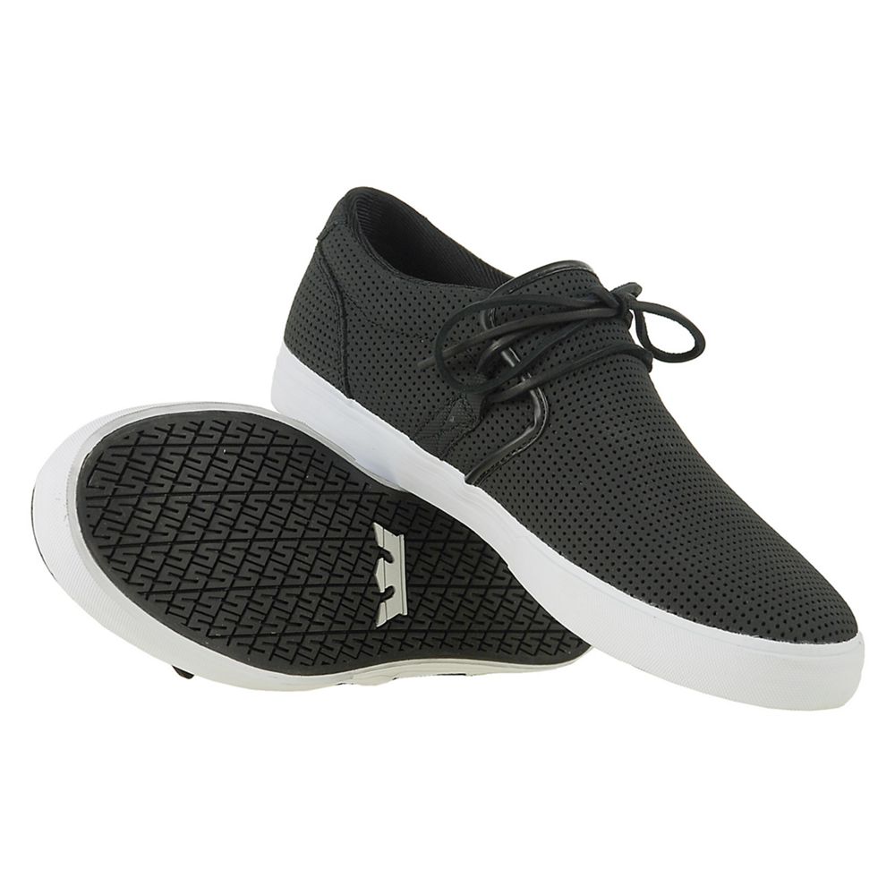 Baskets Basses Supra Cuban Noir Tuf Black Perf Homme | EAH-44879103